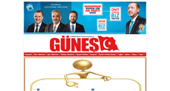 Desktop Screenshot of gunesgazetesi.com.tr